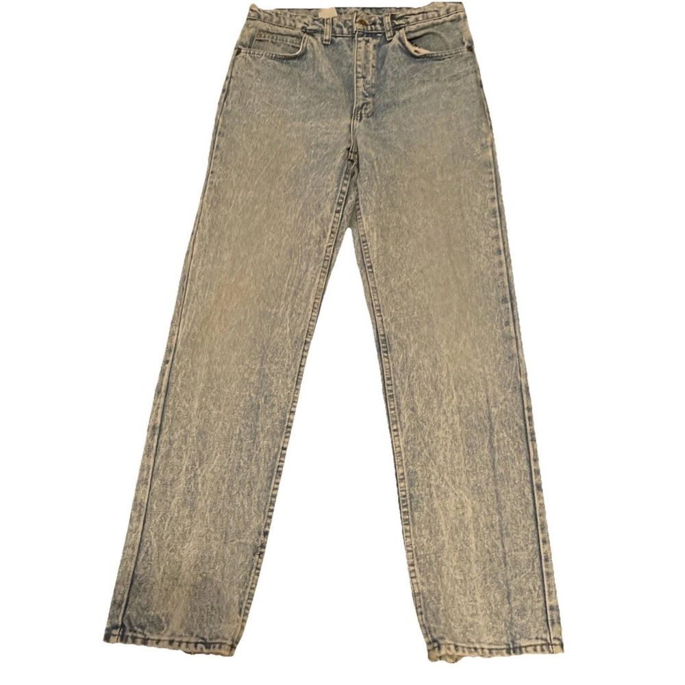Vintage 1980s Cowden Acid Wash Jeans Size 32 Made in USA Western Ranch Work Wear
